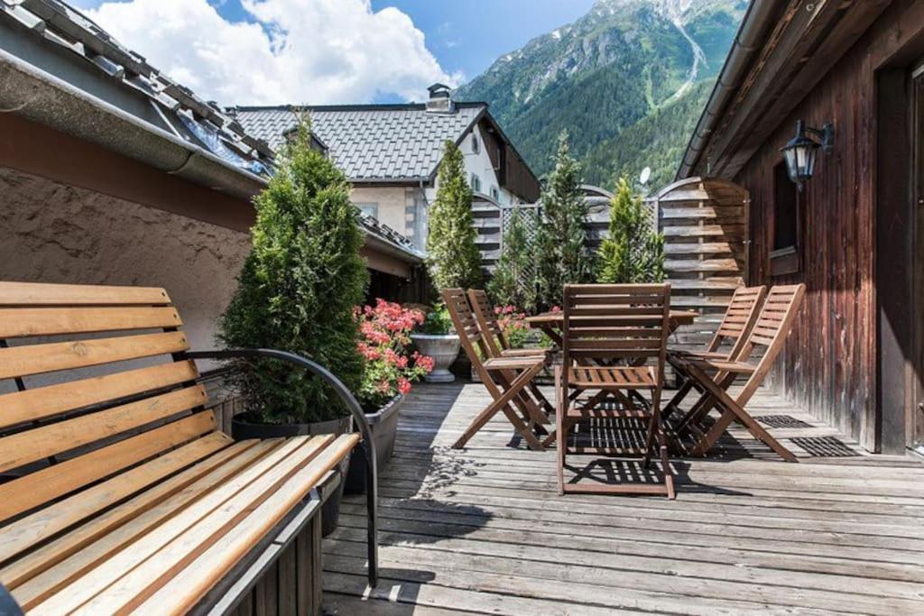 90M2 Hypercentre, Terrace, Next To Ski Lift シャモニー エクステリア 写真